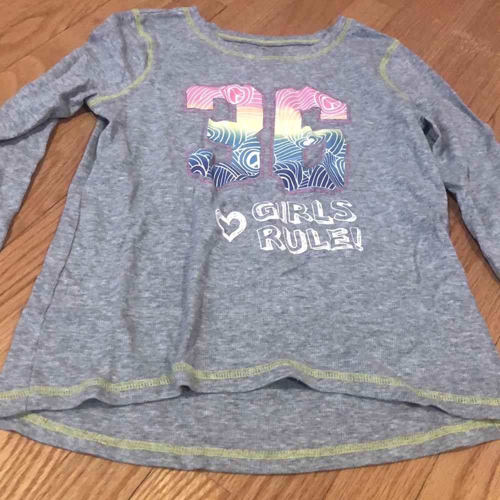 Gray Children’s Place Number Tee